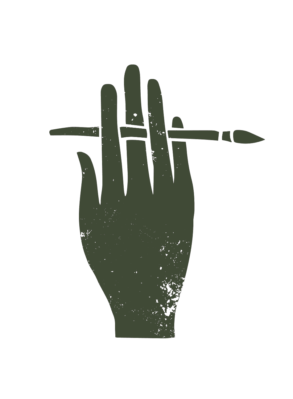 Spier-Illustration-painters-hand (green 2)