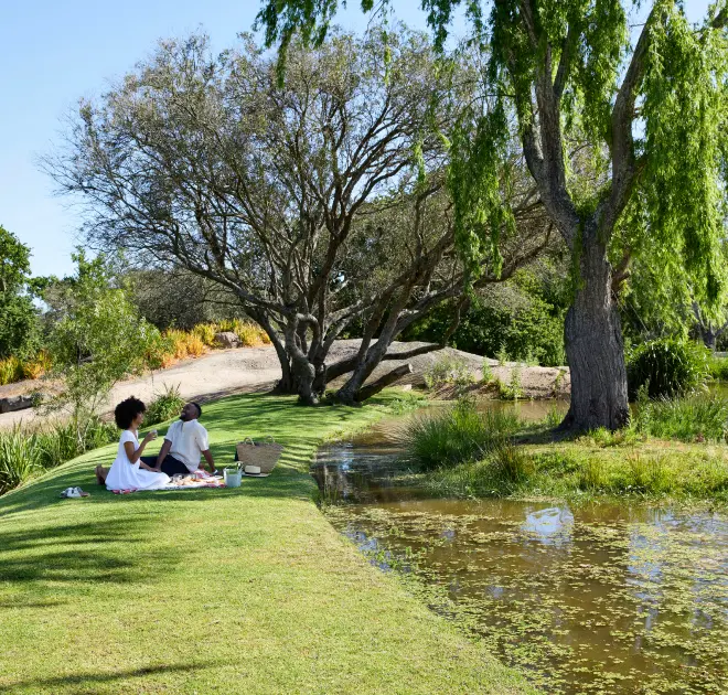 Riverside picnic