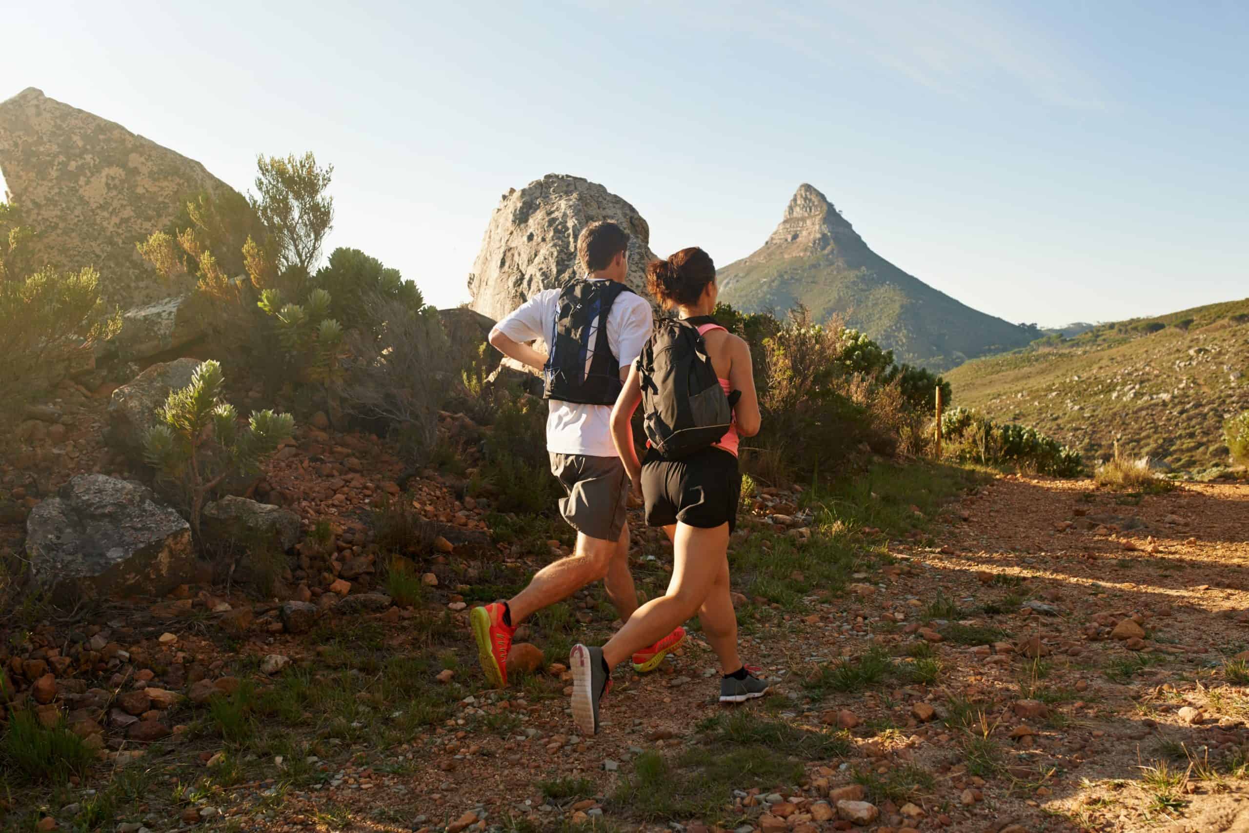 Couple Morning Jog on Lions Head